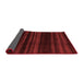 Abstract Red Modern Area Rugs