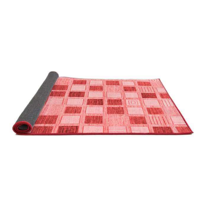 Checkered Red Modern Area Rugs