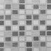 Square Machine Washable Checkered Gray Modern Rug, wshabs1569gry