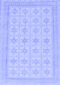 Abstract Blue Modern Rug, abs156blu