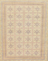 Machine Washable Abstract Brown Sugar Brown Rug, wshabs156