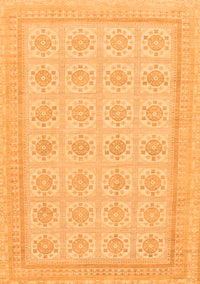 Abstract Orange Modern Rug, abs156org