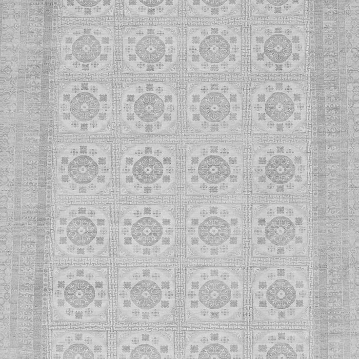 Machine Washable Abstract Gray Modern Rug, wshabs156gry