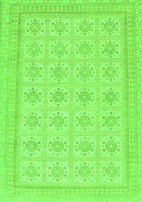 Abstract Green Modern Rug, abs156grn