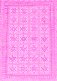 Abstract Pink Modern Rug, abs156pnk