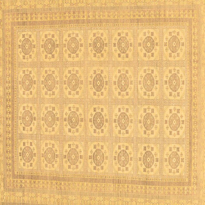 Square Abstract Brown Modern Rug, abs156brn