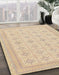 Machine Washable Abstract Brown Sugar Brown Rug in a Family Room, wshabs156