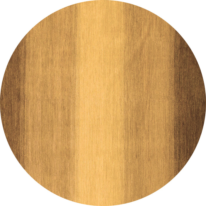 Round Abstract Brown Modern Rug, abs1570brn