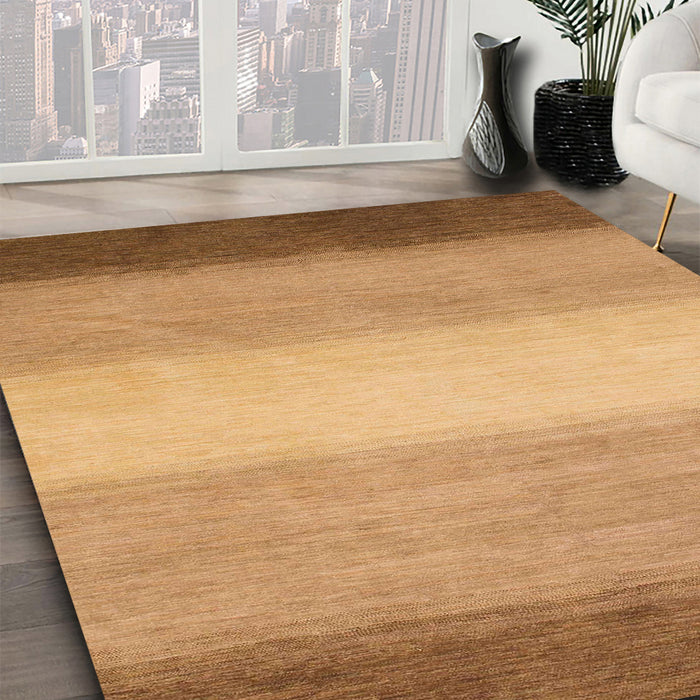 Machine Washable Abstract Orange Rug in a Family Room, wshabs1570