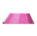 Sideview of Machine Washable Abstract Pink Modern Rug, wshabs1570pnk