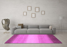 Machine Washable Abstract Purple Modern Area Rugs in a Living Room, wshabs1570pur