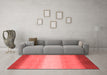 Modern Red Washable Rugs