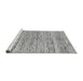 Sideview of Machine Washable Abstract Gray Modern Rug, wshabs1571gry