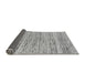 Sideview of Abstract Gray Modern Rug, abs1571gry