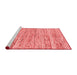 Modern Red Washable Rugs