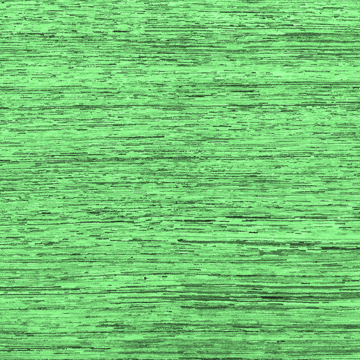 Square Machine Washable Abstract Emerald Green Modern Area Rugs, wshabs1571emgrn