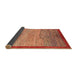 Sideview of Abstract Red Modern Rug, abs1572