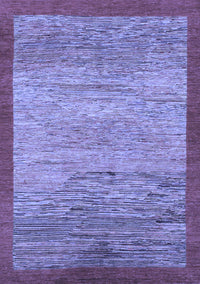 Abstract Blue Modern Rug, abs1572blu