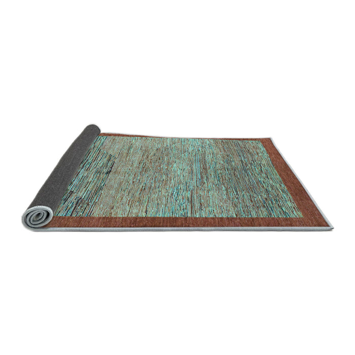 Sideview of Abstract Light Blue Modern Rug, abs1572lblu