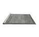 Sideview of Machine Washable Abstract Gray Modern Rug, wshabs1572gry