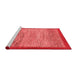 Modern Red Washable Rugs