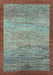 Machine Washable Abstract Light Blue Modern Rug, wshabs1572lblu