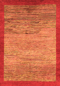 Abstract Orange Modern Rug, abs1572org