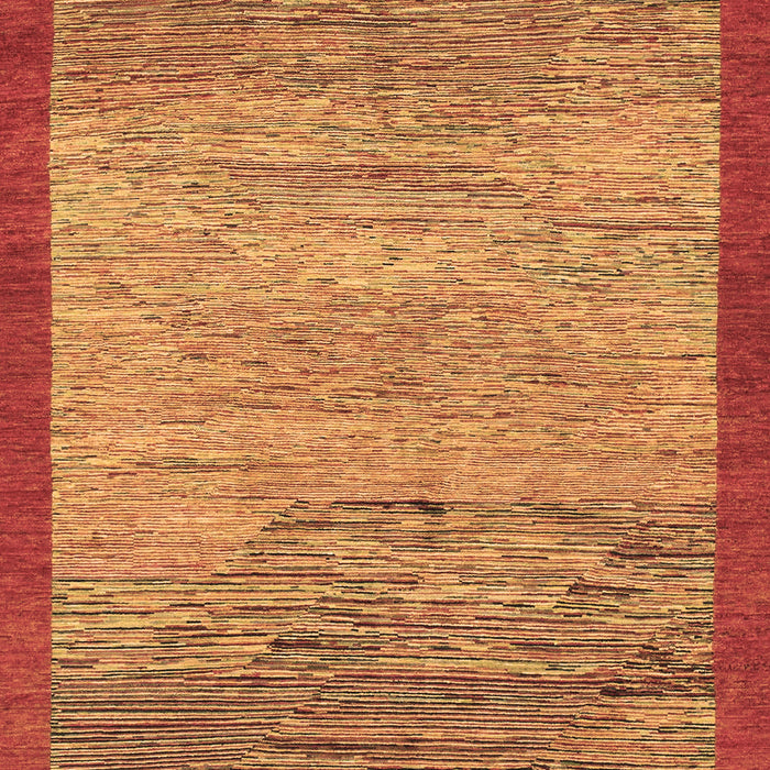 Machine Washable Abstract Brown Modern Rug, wshabs1572brn