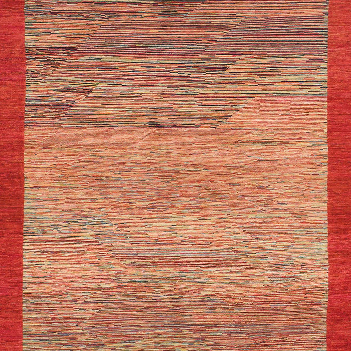 Abstract Red Modern Rug, abs1572