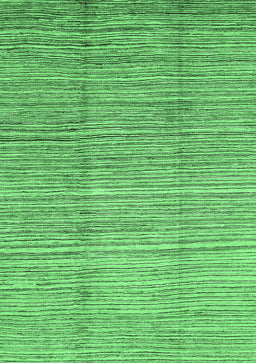 Abstract Emerald Green Modern Rug, abs1573emgrn