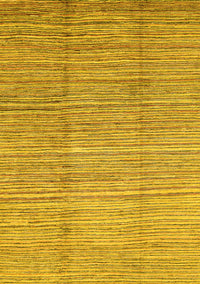 Abstract Yellow Modern Rug, abs1573yw