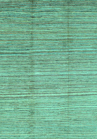 Abstract Turquoise Modern Rug, abs1573turq