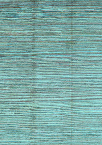 Abstract Light Blue Modern Rug, abs1573lblu