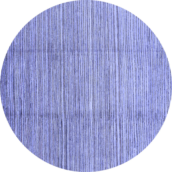 Round Abstract Blue Modern Rug, abs1573blu