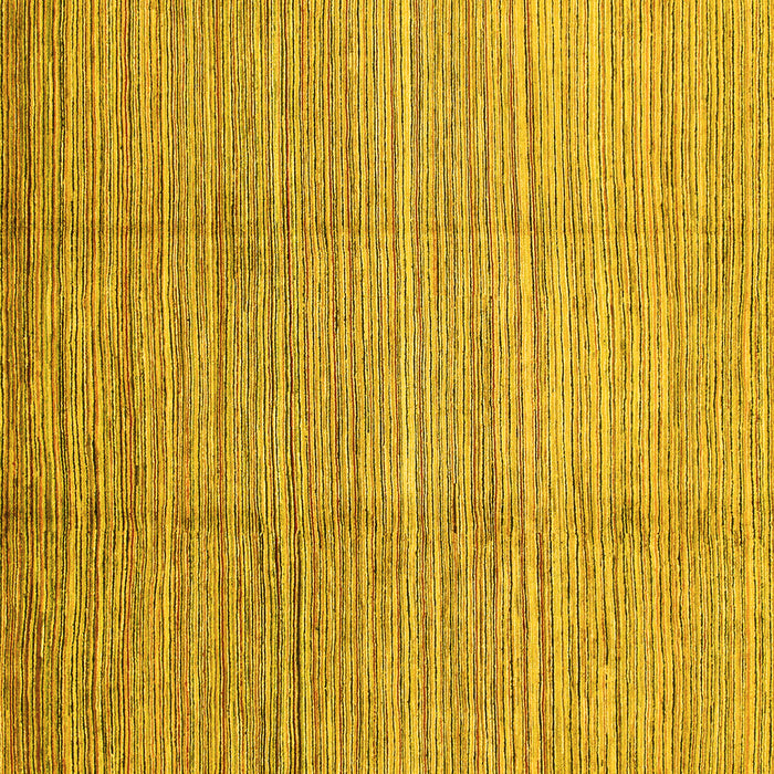Square Abstract Yellow Modern Rug, abs1573yw