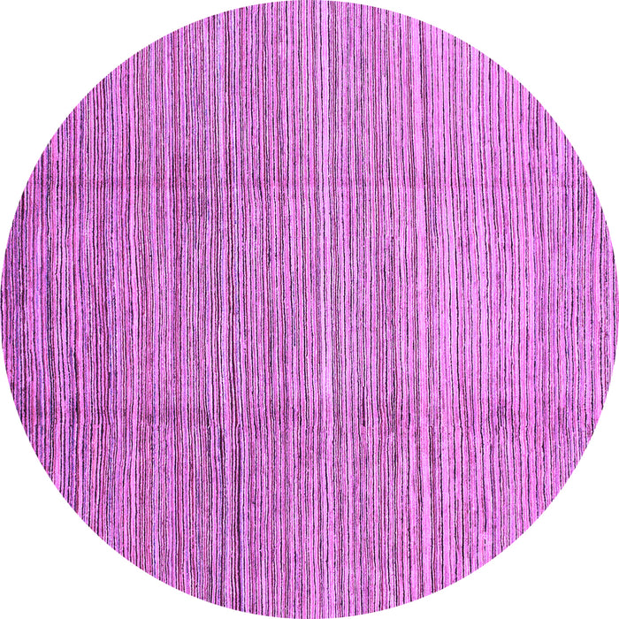 Round Abstract Purple Modern Rug, abs1573pur