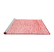 Modern Red Washable Rugs