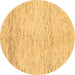 Round Abstract Brown Modern Rug, abs1574brn