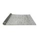 Sideview of Abstract Gray Modern Rug, abs1574gry