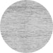 Round Machine Washable Abstract Gray Modern Rug, wshabs1574gry