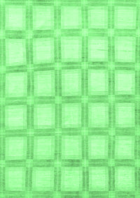 Checkered Emerald Green Modern Rug, abs1575emgrn