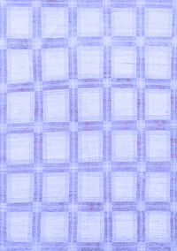 Checkered Blue Modern Rug, abs1575blu