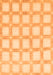 Machine Washable Checkered Orange Modern Area Rugs, wshabs1575org