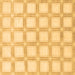 Square Checkered Brown Modern Rug, abs1575brn