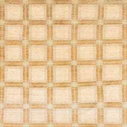 Square Machine Washable Abstract Sun Yellow Rug, wshabs1575