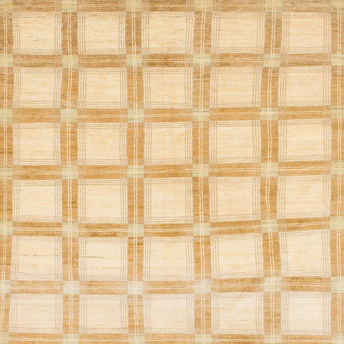 Square Machine Washable Abstract Sun Yellow Rug, wshabs1575
