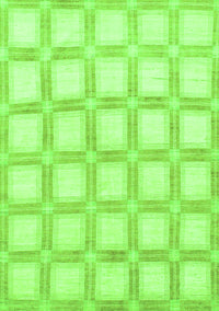 Checkered Green Modern Rug, abs1575grn