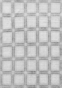 Checkered Gray Modern Rug, abs1575gry