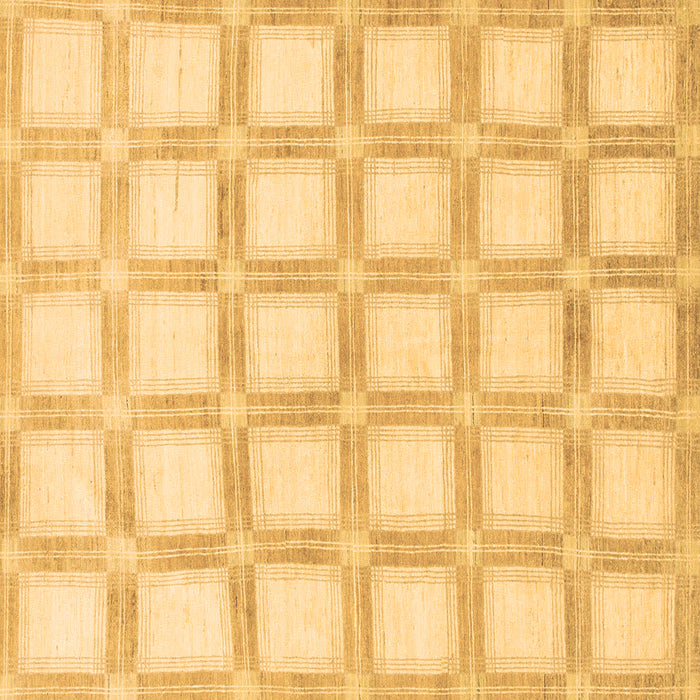 Square Machine Washable Checkered Brown Modern Rug, wshabs1575brn