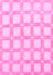 Checkered Pink Modern Rug, abs1575pnk